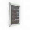Sklenená informačná tabuľka 30x60 cm | DoMo-GLASS