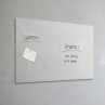 Magnetická sklenená tabuľa - glassboard 100x150 cm, biela | DoMo-GLASS