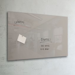 Magnetická sklenená tabuľa - glassboard 100x150 cm, hnedá | DoMo-GLASS