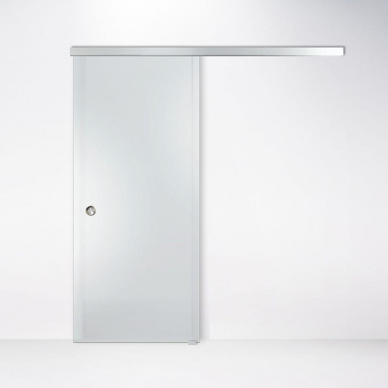 Posuvné sklenené dvere KLASIK s mliečnym sklom | DoMo-GLASS