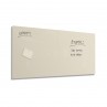 Magnetická sklenená tabuľa - glassboard 100x200 cm, perlová biela | DOMO GLASS