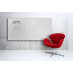 Biela veľkoformátová magnetická sklenená tabuľa - glassboard | DOMO GLASS