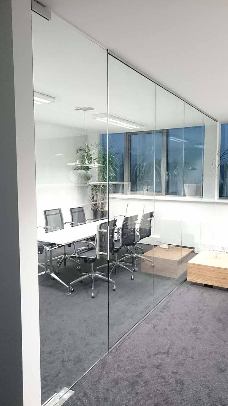 Sklenená stena v kancelárii | DoMo-GLASS