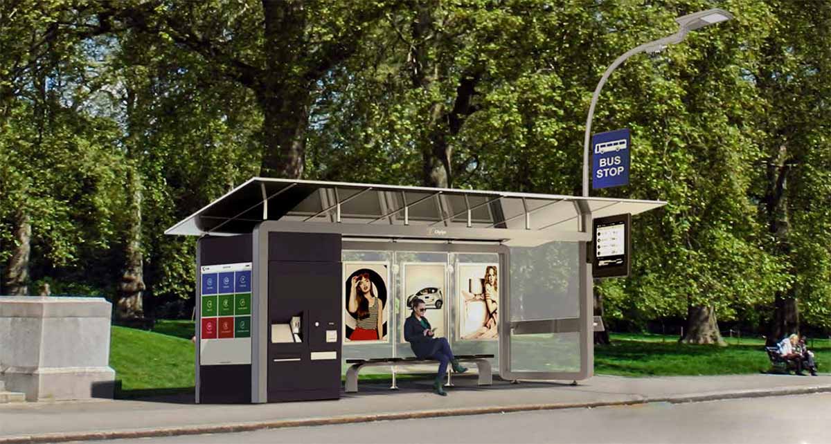 Smart autobusová zastávka | DOMO GLASS
