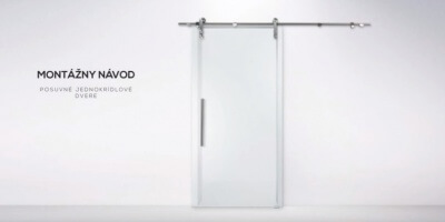 Ako namontovať posuvné sklenené dvere KOLO s tyčovým systémom